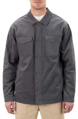 ハーレー メンズ アウター ジャケット・ブルゾン コーデュロイ シャツ Hurley Lido Corduroy Overshirt Ion Grey グレーのサムネイル