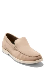 コールハーン メンズ シューズ スリッポン・ローファー Cole Haan American Classics Hampton Loafer Birch Beige Suede Angora ベージュ