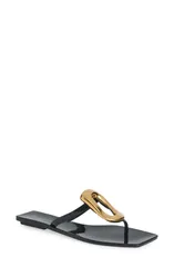ジェフリー キャンベル レディース シューズ サンダル Jeffrey Campbellinques Flip Flop Black Shiny Gold ブラック