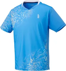 ゴーセン GOSEN テニス ゲームシャツ ユニセックス トップス 半袖Tシャツ 吸汗速乾 消臭機能 日本ソフトテニス連盟審査合格品 日本バドミントン協会審査合格品 着替え 部活 クラブ活動  T2542 14 ライトブルー