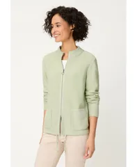【送料無料】 オルセン レディース ニット・セーター アウター Womens Zip Front Mock Cardigan Soft mintのサムネイル