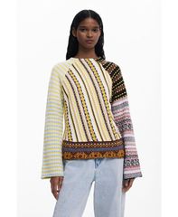 美品✨️MARNI 3D ステッチセーター クレイジーパターン マルチカラー
