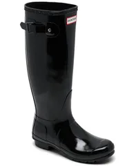 【送料無料】 ハンター レディース スニーカー シューズ Womens Original Tall Waterproof Rain Boots from Finish Line Blackのサムネイル