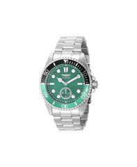 [Free Shipping] Invicta Men's Watch Accessory Mens 49433 Pro Diver Quartz VD78 Green Dial Watch Silver