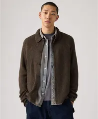 【送料無料】 リーバイス メンズ ニット・セーター アウター Mens Catalina Spread Collar Cardigan Chocolateのサムネイル