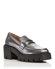 スチュアート ワイツマン レディース シューズ スリッポン・ローファー Stuart Weitzman Womensoho Loafers Gunmetal ガンメタルのサムネイル