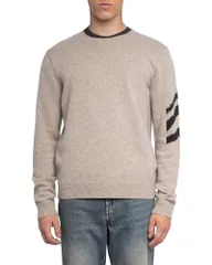 ザディグ エ ヴォルテール メンズ アウター ニット・セーター Zadig Voltaire Kenney RC Arrow Cashmere Sweater Oatmeal オートミールのサムネイル
