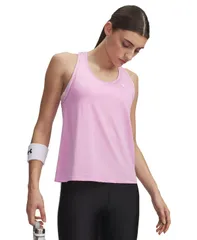 【送料無料】 アンダーアーマー レディース タンクトップ トップス Womens Round Neck Training Tank Top Pink Dawn White