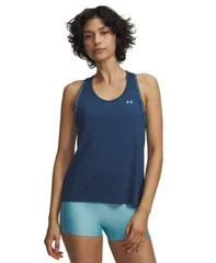 【送料無料】 アンダーアーマー レディース タンクトップ トップス Womens Round Neck Training Tank Top Wham Blue Blue Hazeのサムネイル
