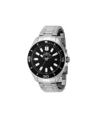[Free Shipping] Invicta Men's Watch Accessory Mens 46316 Pro Diver Quartz 3 Hand Black Dial Watch Silver