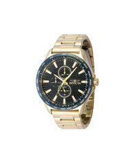 [Free Shipping] Invicta Men's Watch Accessory Mens 48870 Invicta Racing Quartz Chronograph Green Dial Watch Gold