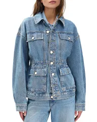 ラグアンドボーン レディース アウター ジャケット・ブルゾン デニム rag bone Amy Cinchedenim Jacket Ithca デニムのサムネイル
