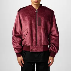 ジバンシー メンズ アウター ジャケット・ブルゾン ベルベット GIVENCHY Mens Givenchy Velvet Long Sleeve Bomber Jacket Old Pink ピンクのサムネイル