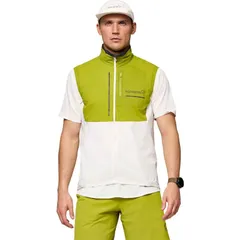 ノローナ メンズ トップス ベスト Norrona Senjaero90 Vest Mens Golden LimeSnowhite ホワイト