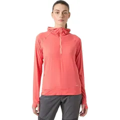 ヘリーハンセン レディース トップス Tシャツ パーカー Helly Hansen Shine Solen 12Zip Hoodie Womensunset Pink ピンク