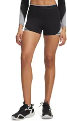 アンダーアーマー レディース ボトムス ハーフパンツ・ショーツ Under Armour Womens HeatGear Elite 3 Shorty Ultimate BlackReflective ブラック