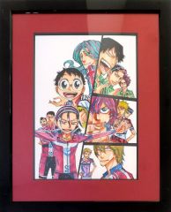 【中古】原画イラストボード 付属品付)弱虫ペダル SPARE BIKE ガチャ A-2 高精細複製原画キャラファイングラフ /B