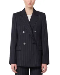 マックスマーラ レディース アウター ジャケット・ブルゾン ウール ブレザー Max Mara Studionagro Wool Blazer Navy ネイビー