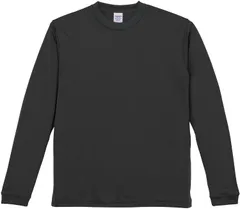 ユナイテッドアスレ UnitedAthle 4 . 7オンス ドライシルキータッチ ロングスリーブTシャツ  508901X 173 ガンメタル