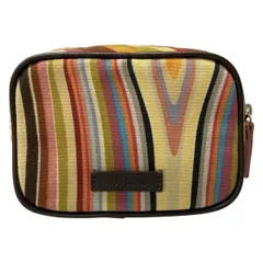 PaulSmith(ポールスミス) ポーチ ピンク×アイボリー×マルチ テッシュケース付き レザー