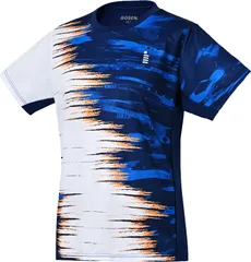 ゴーセン GOSEN テニス レディースゲームシャツ トップス 半袖Tシャツ 吸汗速乾 消臭機能 日本ソフトテニス連盟審査合格品 日本バドミントン協会審査合格品 着替え 部活 クラブ活動  T2511 17 ネイビー