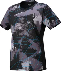 ゴーセン GOSEN テニス レディースゲームシャツ トップス 半袖Tシャツ 吸汗速乾 消臭 日本ソフトテニス連盟審査合格品 日本バドミントン協会審査合格品 着替え 部活 クラブ活動  T2555 39 ブラック