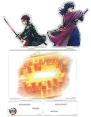 【中古】アクリルスタンド・アクリルパネル 竈門炭治郎＆冨岡義勇 『繋ぐ』アクリルスタンドキット 「劇場版 鬼滅の刃 無限城編 炭治郎と義勇 WEBSHOPくじ」 C賞 C106グッズ