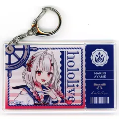 【中古】キーホルダー 百鬼あやめ 「バーチャルYouTuber ホロライブ×ローソン アクリルキーホルダー」