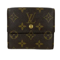 LOUIS VUITTON(ルイヴィトン) Wホック財布 モノグラム ポルト モネ・ビエ カルト クレディ M61652 レザー