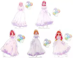 【中古】アクリルスタンド・アクリルパネル 全5種セット ビッグアクリルスタンド(ウェディングイラスト) 「一番くじ 五等分の花嫁* ～五つ子より愛をこめて～」 F賞