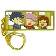 【中古】キーホルダー 虎杖悠仁＆伏黒恵＆釘崎野薔薇 メタルキーホルダー 「劇場版 呪術廻戦 渋谷事変 特別編集版×死滅回游 先行上映」 劇場グッズ