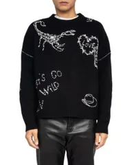 ザディグ エ ヴォルテール メンズ アウター ニット・セーター Zadig Voltaire Bobo Sweater Noirのサムネイル