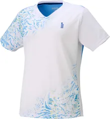 ゴーセン GOSEN テニス レディースゲームシャツ トップス 半袖Tシャツ 吸汗速乾 消臭機能 日本ソフトテニス連盟審査合格品 日本バドミントン協会審査合格品 着替え 部活 クラブ活動  T2543 30 ホワイト