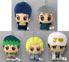 【中古】ぬいぐるみマスコット・ぬいぐるみバッジ 全5種セット ちびぐるみ 「ジョジョの奇妙な冒険 第四部 ダイヤモンドは砕けない」