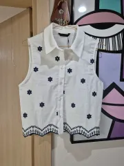 ザラ コットンシャツ