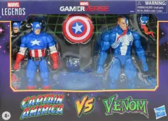 【中古】フィギュア キャプテン・アメリカ vs ヴェノム 「マーベル・コミック」 マーベル・レジェンド ゲームシリーズ 6インチ・アクションフィギュア