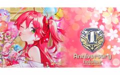 1st Anniversary Celebration さくらみこ プレイマット - メルカリ