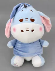 【中古】ぬいぐるみ イーヨー ミルキーボア ブルーパジャマスタイルBIGぬいぐるみ 「ディズニーキャラクター」