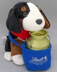【中古】ぬいぐるみ パピー＆ゴールド缶 ぬいぐるみ 「Lindt」のサムネイル