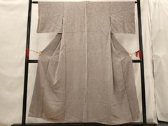 逸品 しつけ糸付き 白大島 大島紬 菊尽し 身丈163cm 裄丈65.5cm - メルカリ
