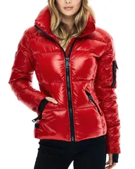 サム レディース アウター ジャケット・ブルゾン ダウン SAM Freestyle Down Jacket Cherry