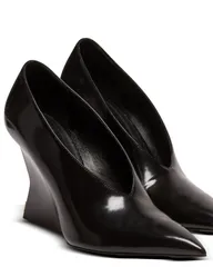 バルマン レディース シューズ パンプス Balmain Womenshiny Wedge Pumps Black ブラックのサムネイル