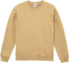 ユナイテッドアスレ UnitedAthle 10.0オンス クルーネックスウェット パイル/アダルト  XXL  504401X 537 サンドカーキ
