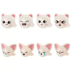 【中古】アクセサリー(非金属) 全8種セット 「SKZOO ぷくっとバースデークリアリング ～FoxI.Ny＆Jiniret～」