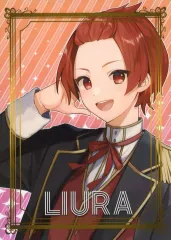 【中古】キャラカード りうら(背景ストライプ) 2L版ブロマイド ファミマプリント いれいすランダムブロマイド第3弾