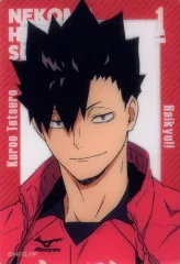 【中古】キャラカード 黒尾鉄朗(アップ) 「ハイキュー!! トレーディングクリアカード 主将Ver.」