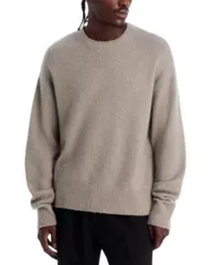 ヘルムート ラング メンズ アウター ニット・セーター クルーネック ウール Helmut Lang Brushed Wool Cashmere Crewneck Sweater Fogのサムネイル