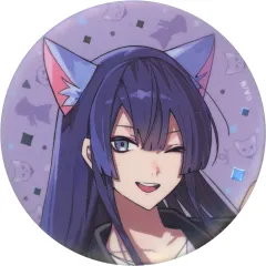 【中古】バッジ・ピンズ 長尾景 「バーチャルYouTuber にじさんじ にじさんじわんにゃんdays vol.2 ランダム箔押し缶バッジ」