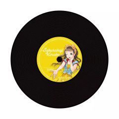 [중고] 코스터 사쿠라 코지 키나코 레코드풍 코스터 [러브라이브! 슈퍼스타!! Rock 'n' Liella! 페어]
