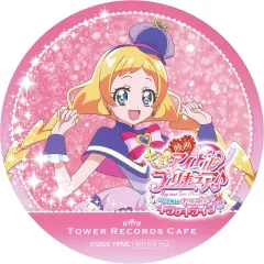 【中古】コースター キュアフレンディ(キャライラスト真ん中) コースター 「映画キミとアイドルプリキュア♪お待たせ!キミに届けるキラッキライブ!×TOWER RECORDS CAFE」 コラボメニュー・テイクアウトメニュー注文特典 前期